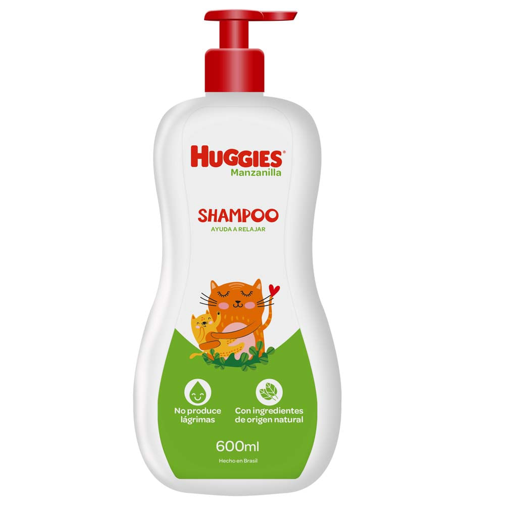 Shampoo HUGGIES Manzanilla Botella 600ml