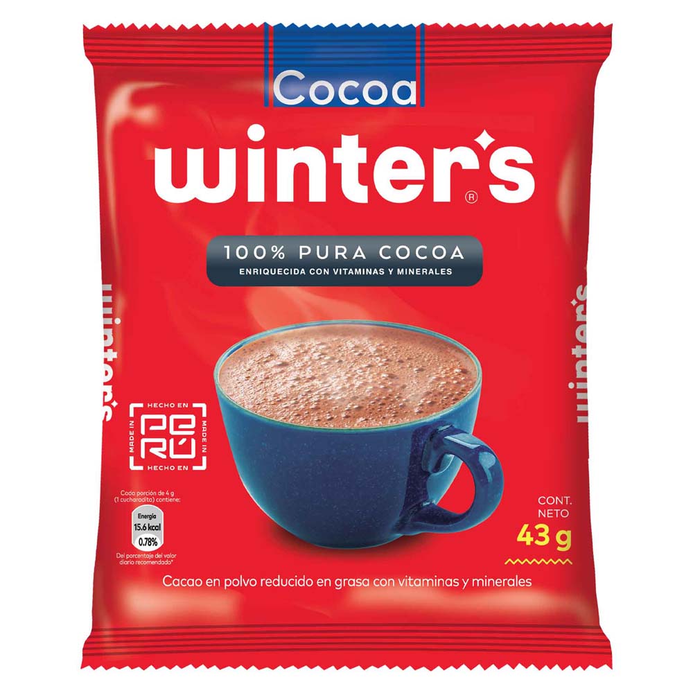 Cocoa WINTER'S Sobre 43g