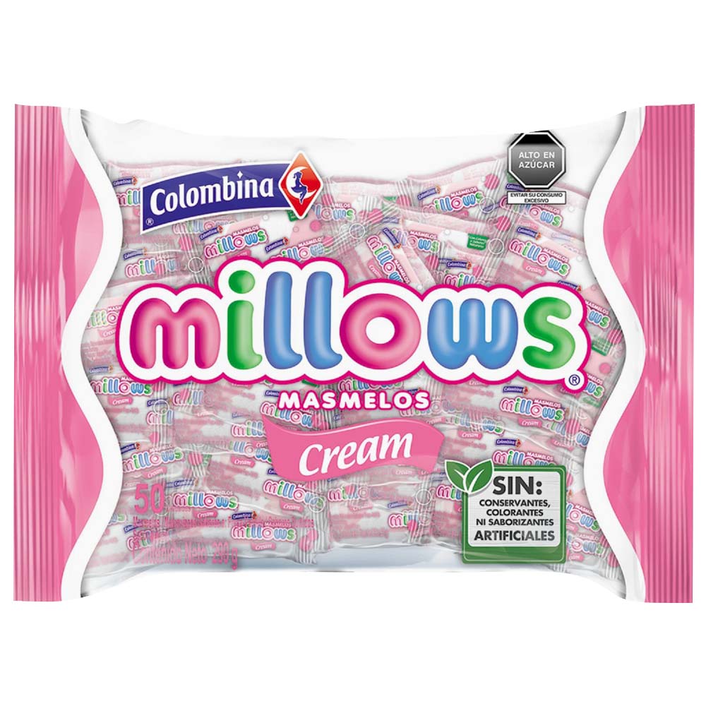 Masmelos COLOMBINA Millows Cream Bolsa 250g
