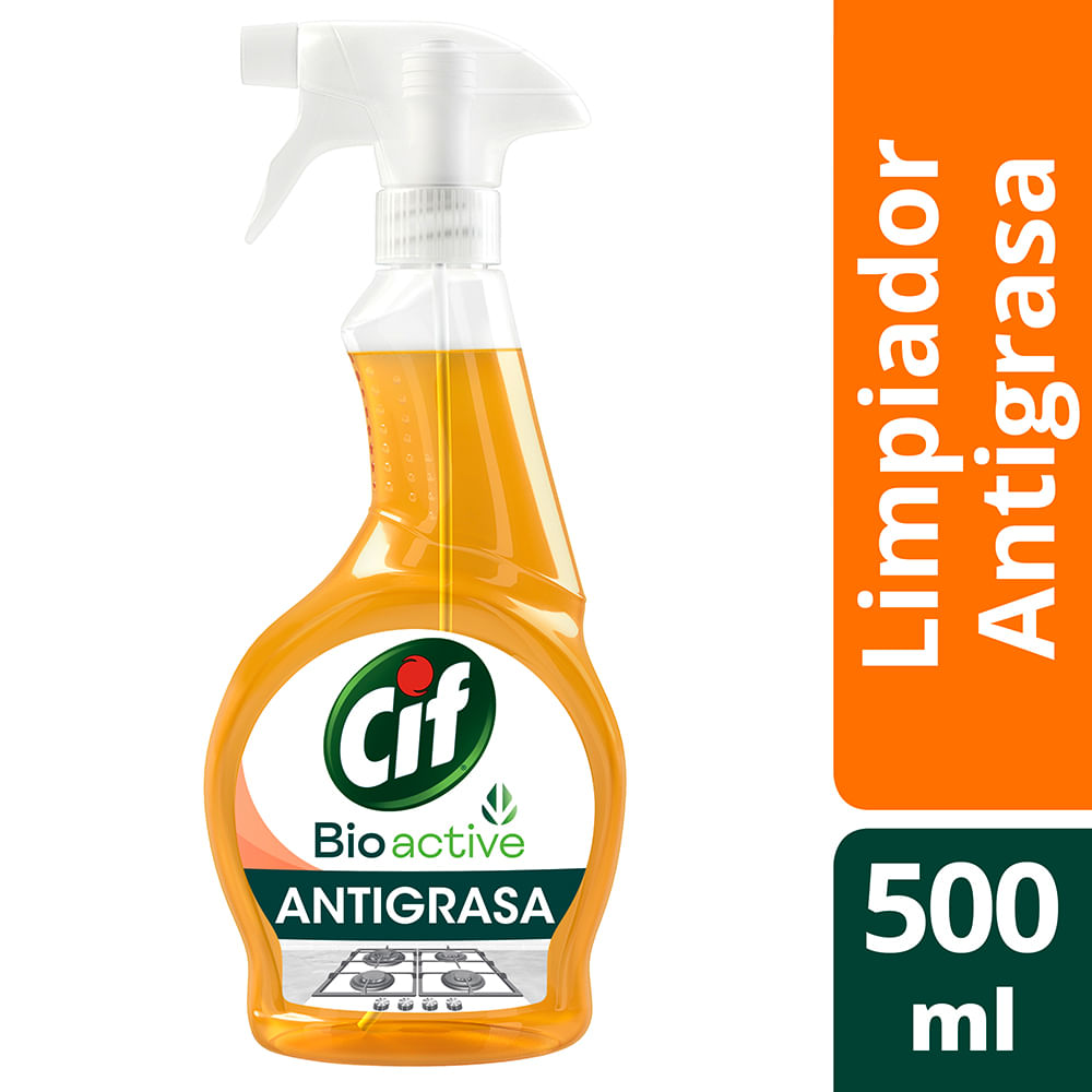 Limpiador Antigrasa Cif Bioactive Gatillo 500 ml