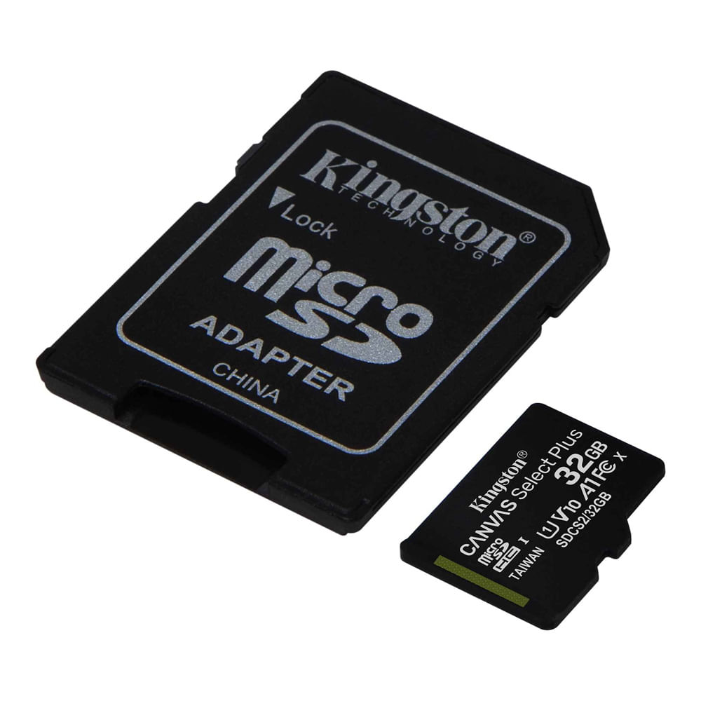 Memoria Micro SD 32GB Kingston A1 Canvas Select Plus Clase 10