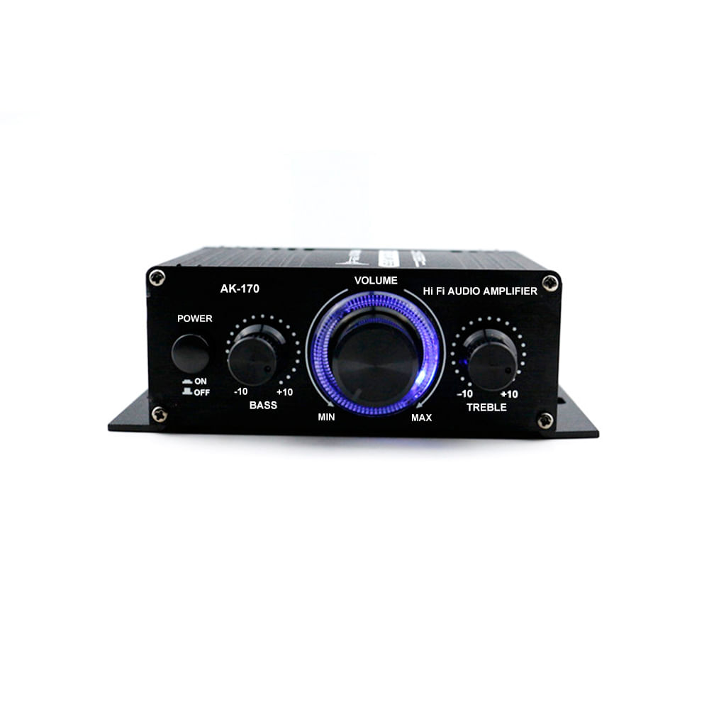 Mini amplificador de potencia de audio Tomtop V6743 Negro