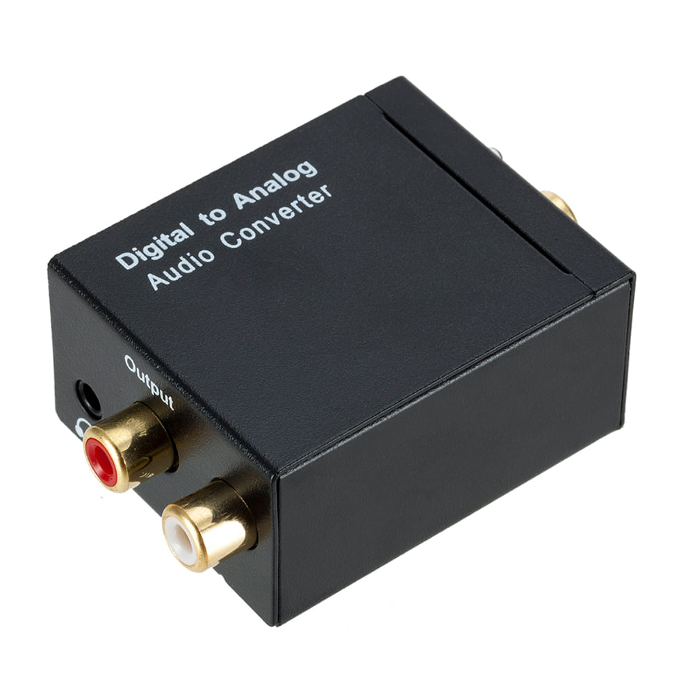 Convertidor de audio digital a analógico de 3,5 mm Tomtop V6902 Negro