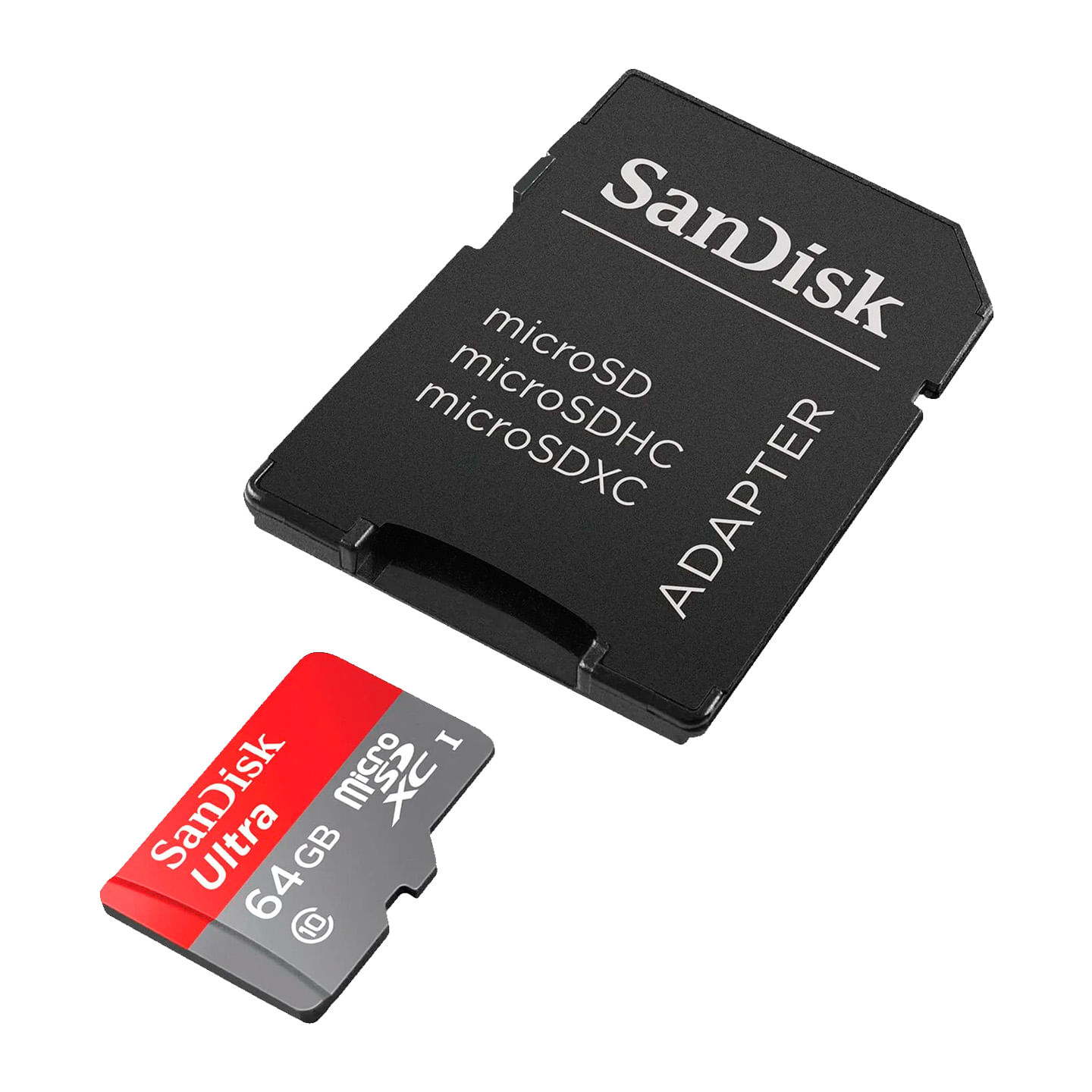Tarjeta Sandisk Ultra Micro con Adaptador microSDXC a SD - 64GB