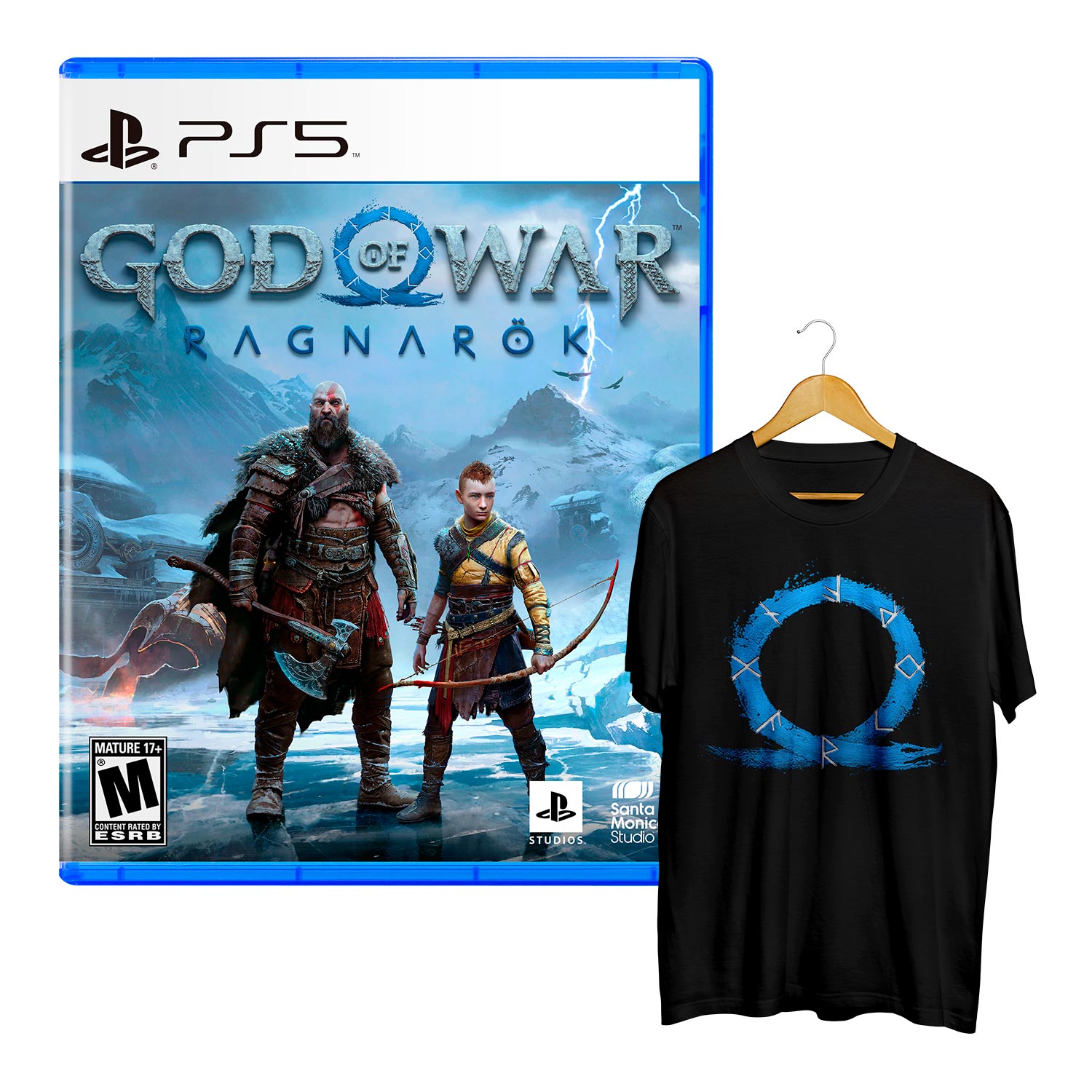 God Of War Ragnarok + Polo M Playstation 5 Latam