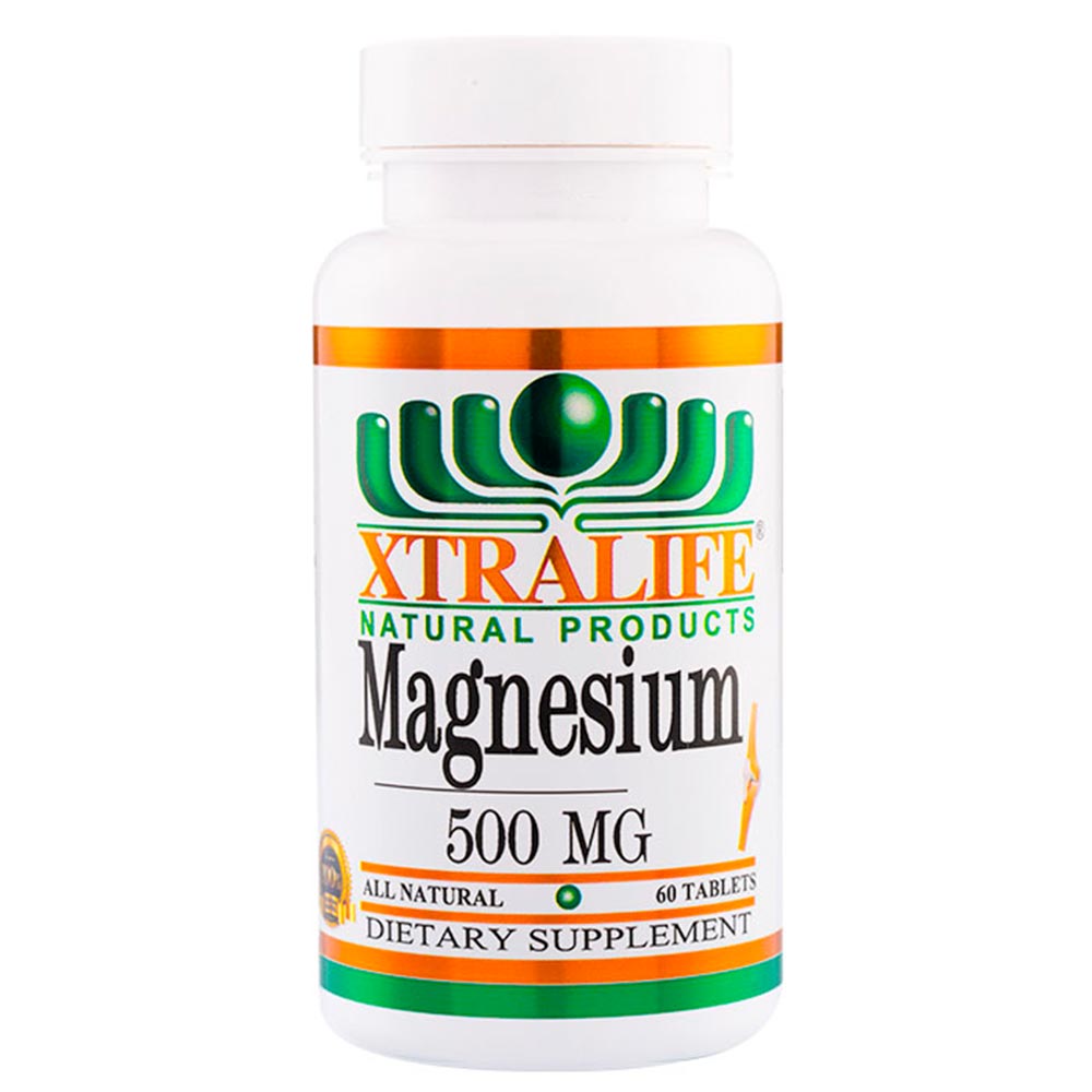 Magnesio - Xtralife Natural Products - 60 Tabletas