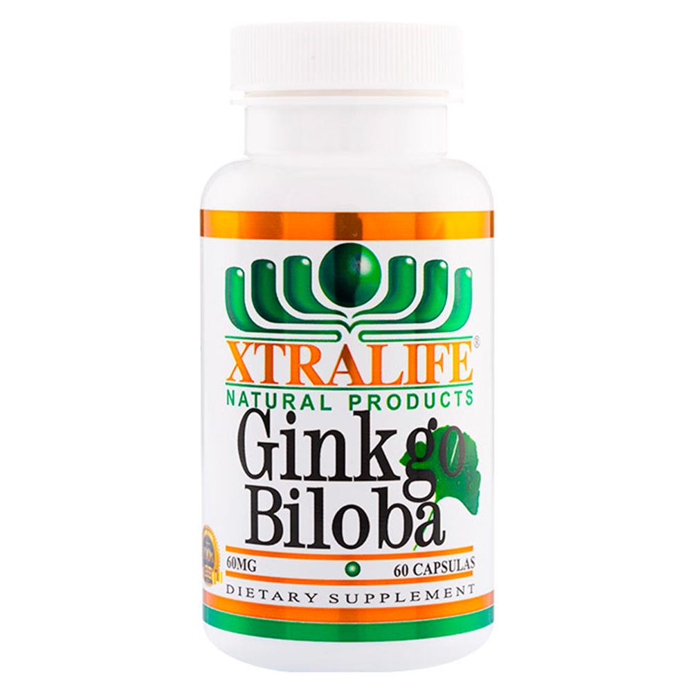 Ginkgo Biloba - Xtralife Natural Products - 60 Cápsulas