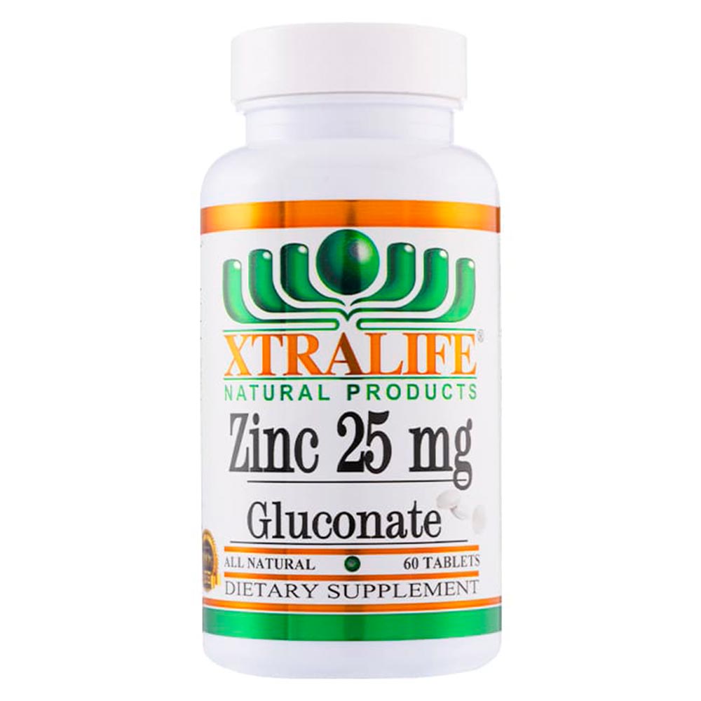 Zinc - Xtralife Natural Products - 60 Tabletas