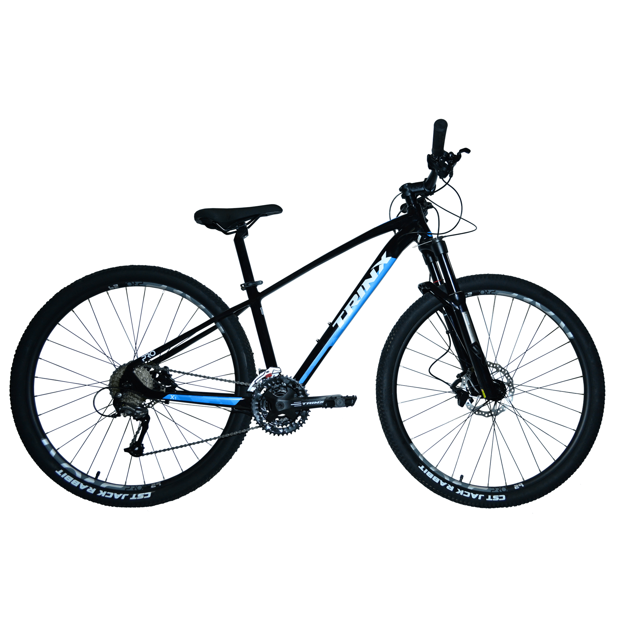 Bicicleta Mtb Hidráulica Trinx X1 Pro Aro 29 Talla 17-M Negra con azul