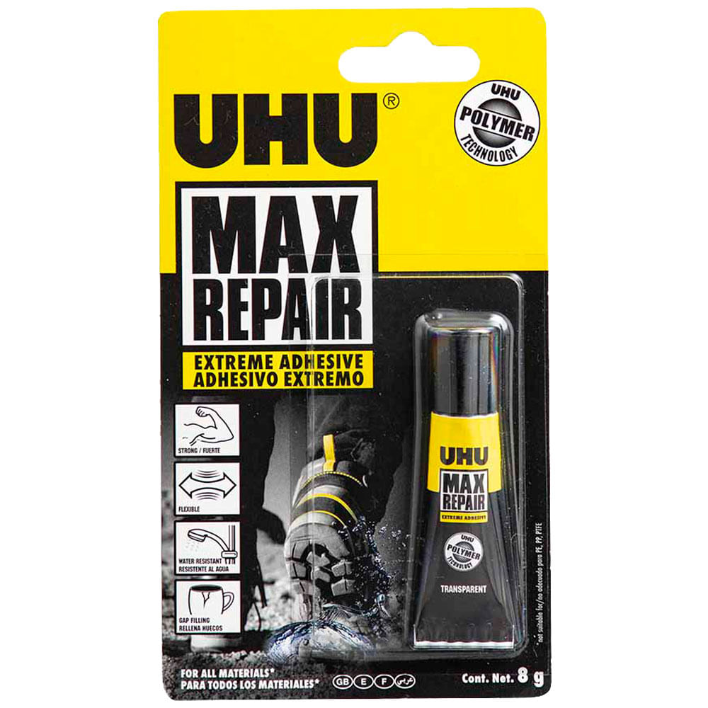 Pegamento UHU Max Repair Blister 8g