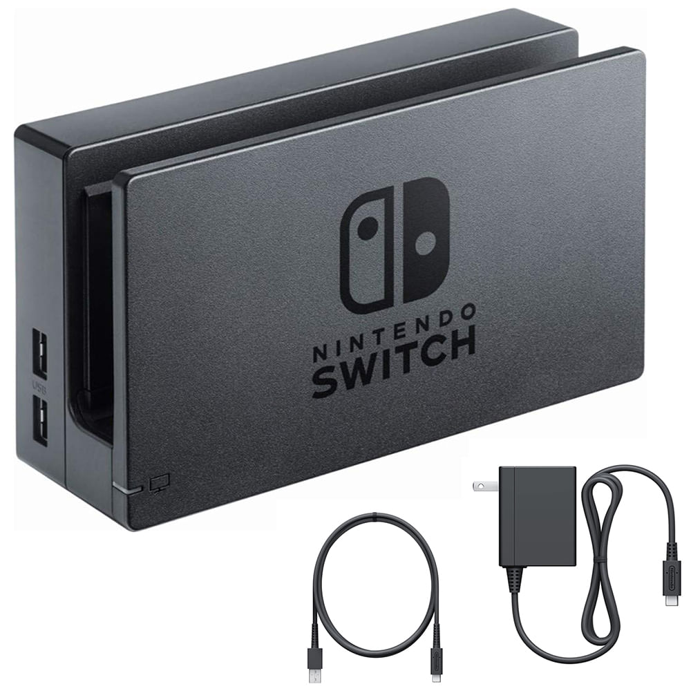 Dock Nintendo Switch Set con Cargador y Cable Original Sin Caja