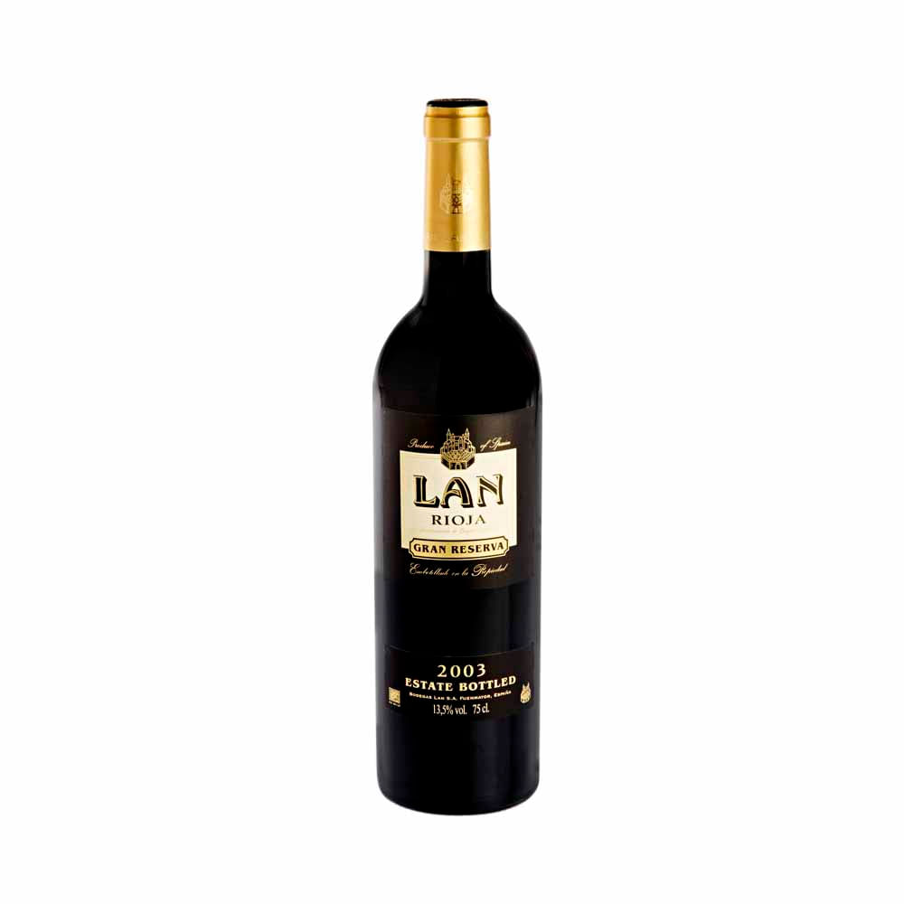 Vino Tinto LAN Rioja Tempranillo Graciano Gran Reserva Botella 750ml