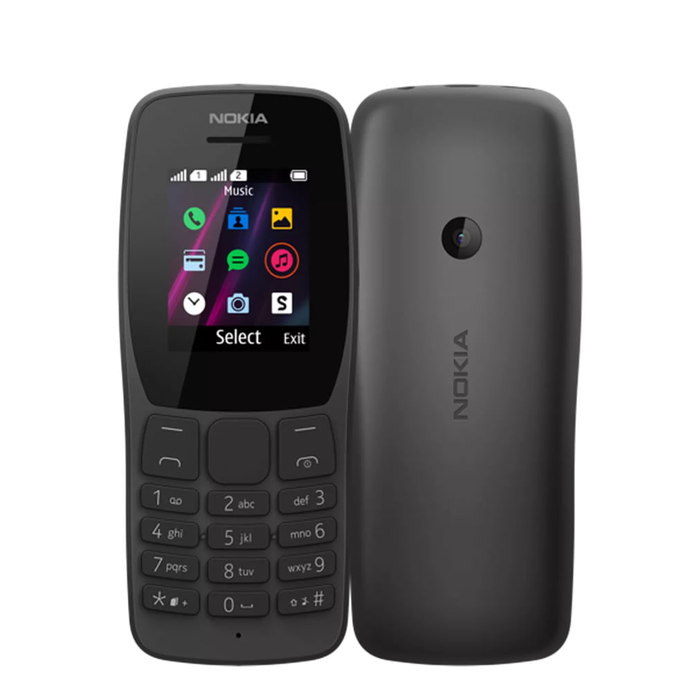 Celular Básico Nokia 110 2G Cámara Dual Sim SD Negro