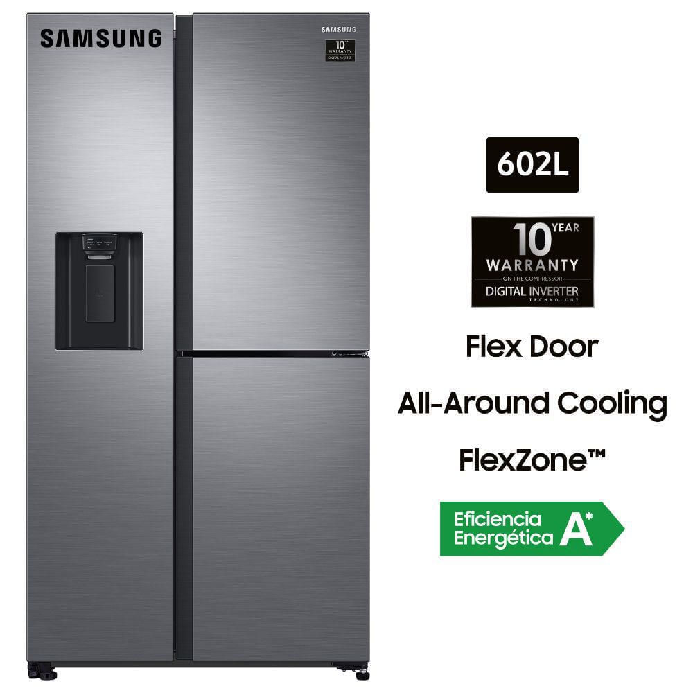 Refrigeradora Samsung Side By Side RS65R5681M9/PE 602L Inox