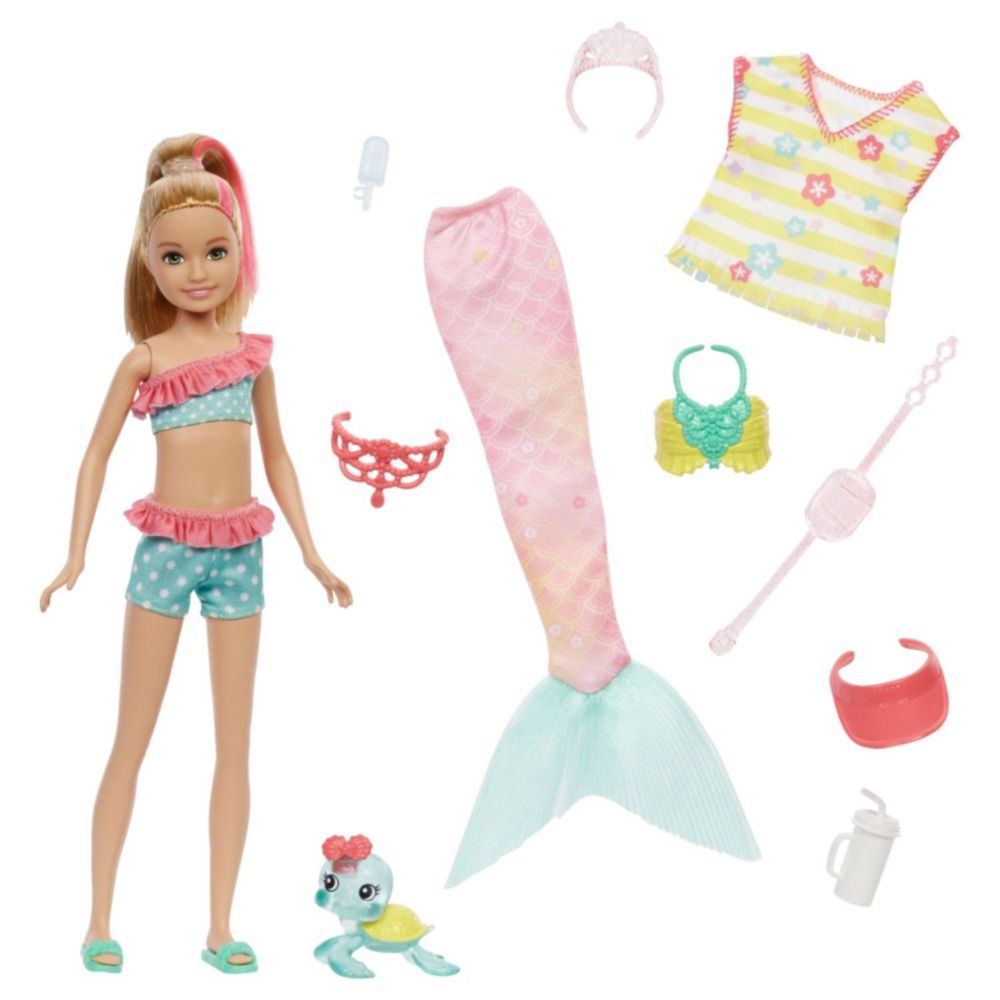 Muñeca Barbie Sirena Stacie Hhg54