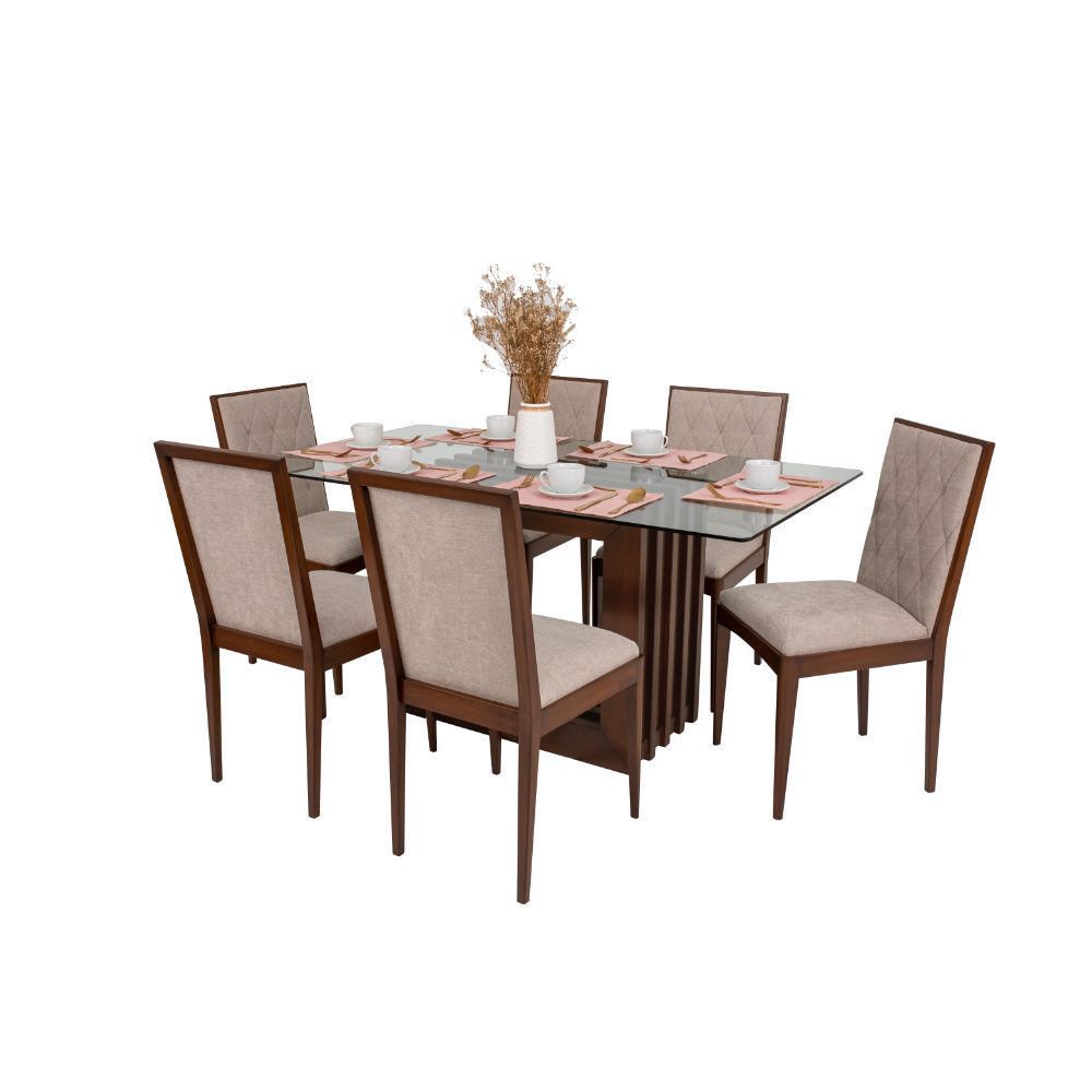 Juego De Comedor Ravena 6 Sillas