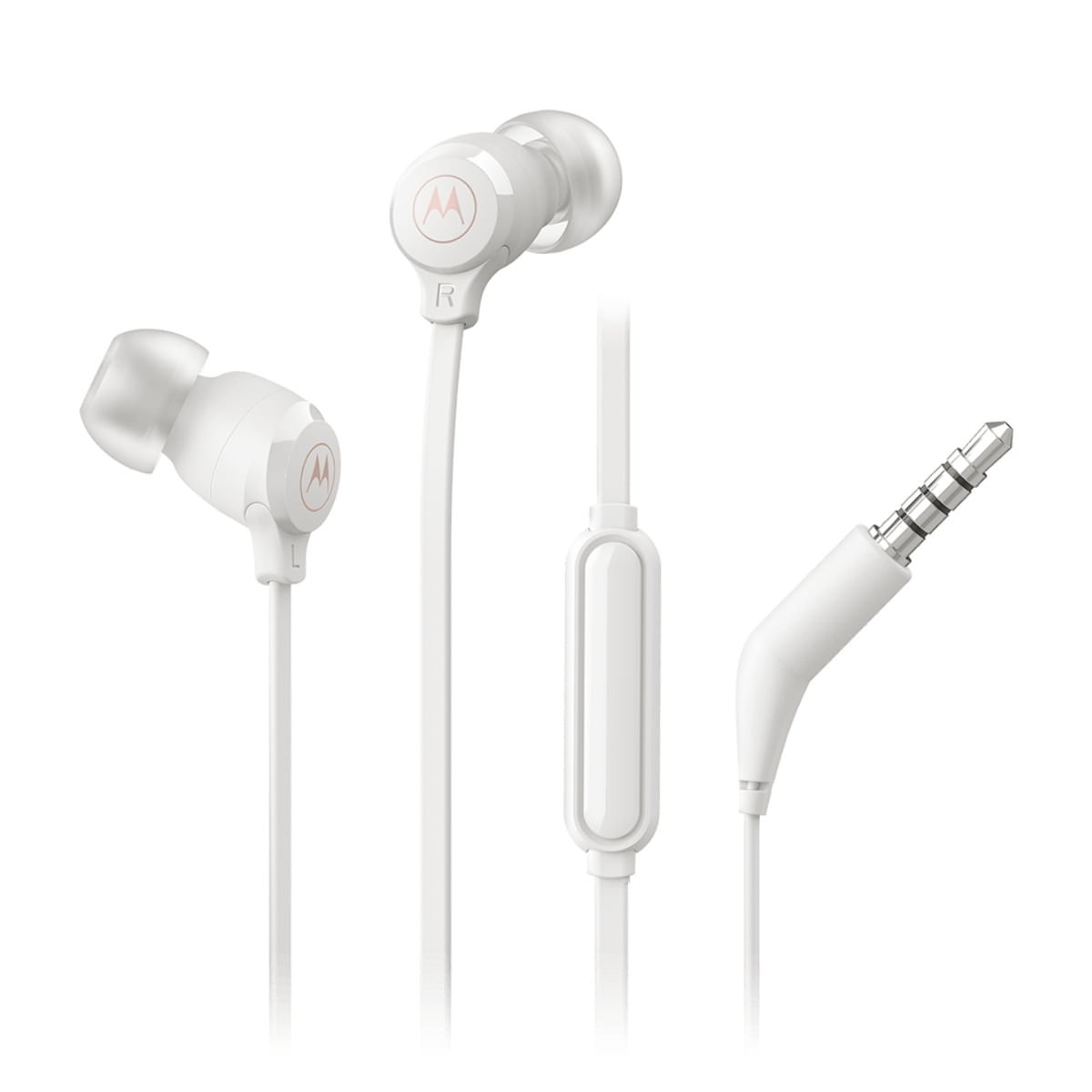 Audífono Motorola Earbuds 3-S In-Ear Wired Con Micrófono Blanco