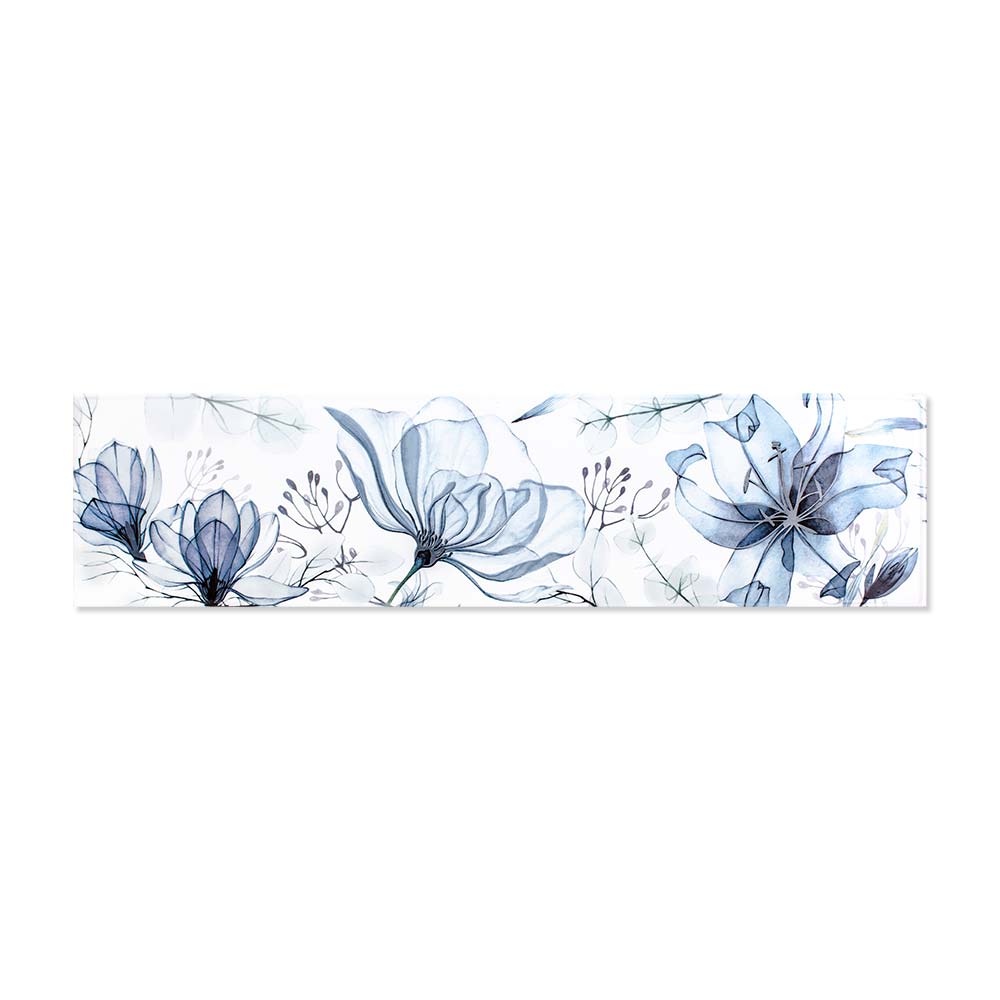 Listelo decorativo Hd Luana Azul 15x60cm x 7 piezas