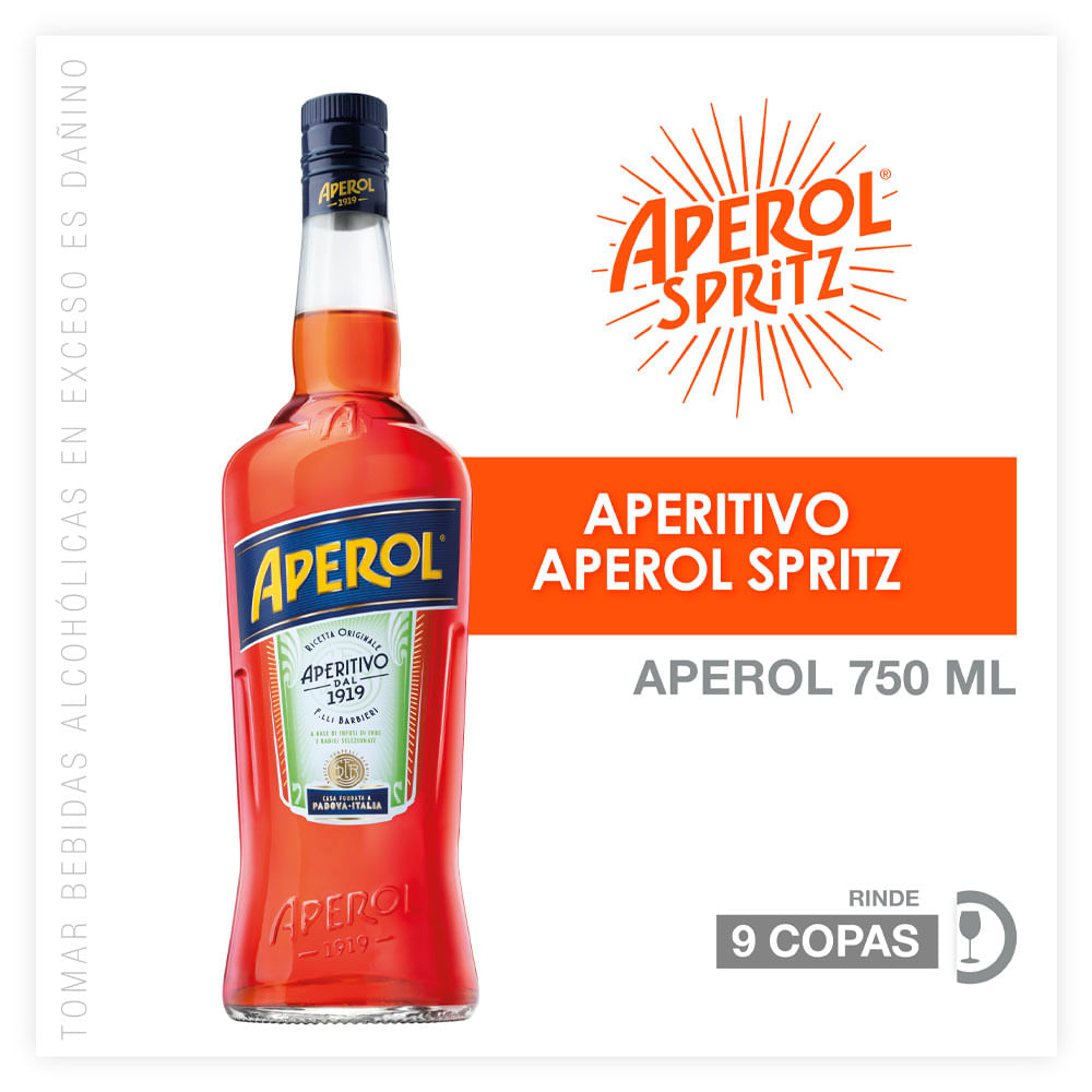 Licor APEROL Botella 750ml