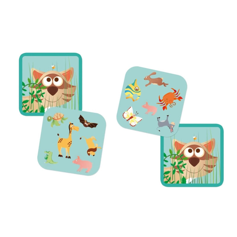 Juego de mesa mini Scratch Raccoon Match SC6182233