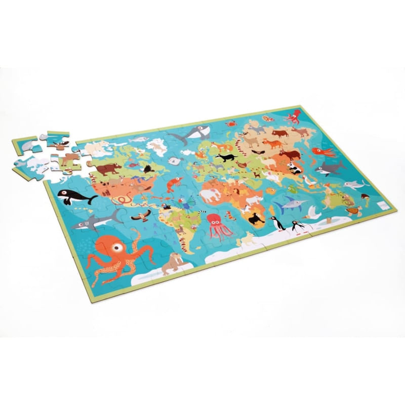 Rombecabezas Scratch Animales del Mundo x 100 piezas SC6181117