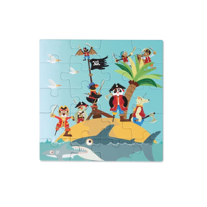 Rombecabezas magnético Scratch Piratas 2 x 20 piezas SC6181159