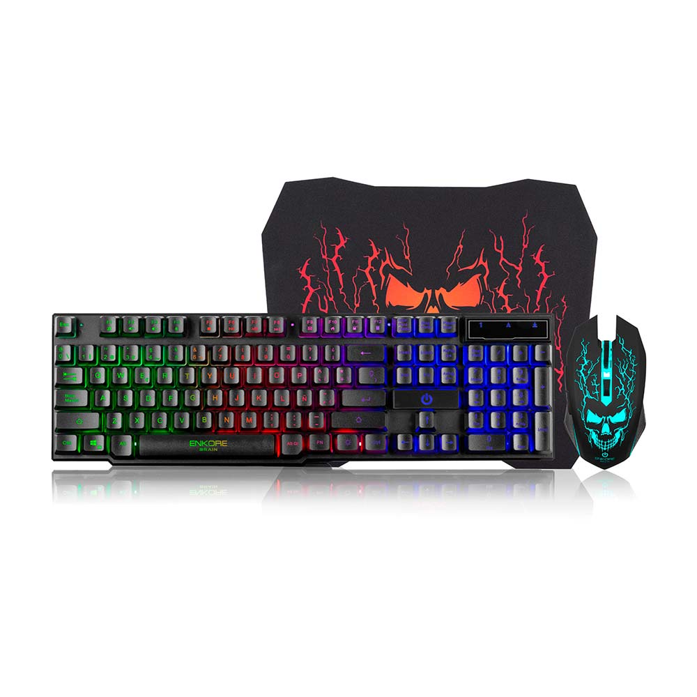 Kit gamer Enkore teclado, mouse y mouse pad By Micronics