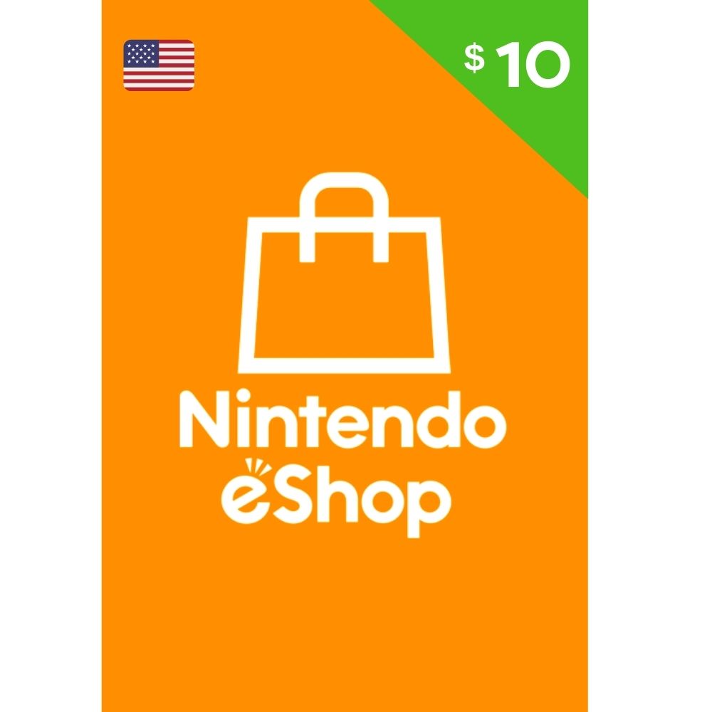 Código Nintendo eShop Gift Card 10 USA Tarjeta Nintendo 10$ Switch 3DS (Digital)