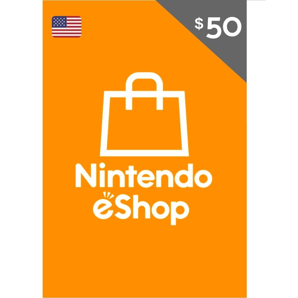 Código Nintendo eShop Gift Card 50 USA Tarjeta Nintendo 50$ Switch 3DS (Digital)
