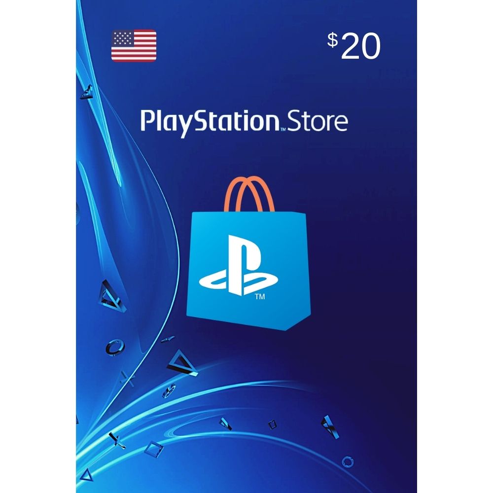 PSN Gift Card 20 USD USA Tarjeta PlayStation Network $20 PS5 PS4 [Digital]
