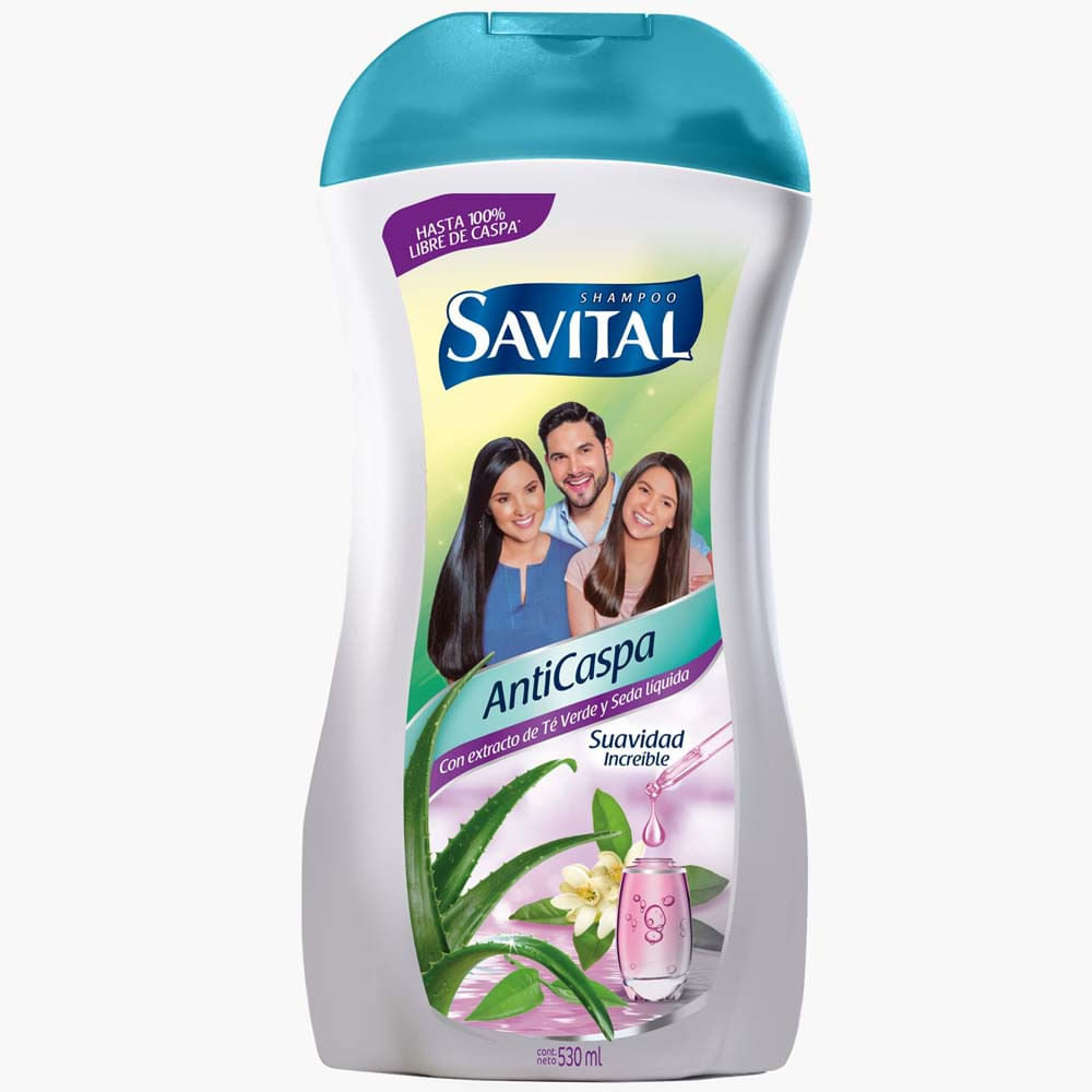 Shampoo Anticaspa SAVITAL Frasco 530ml