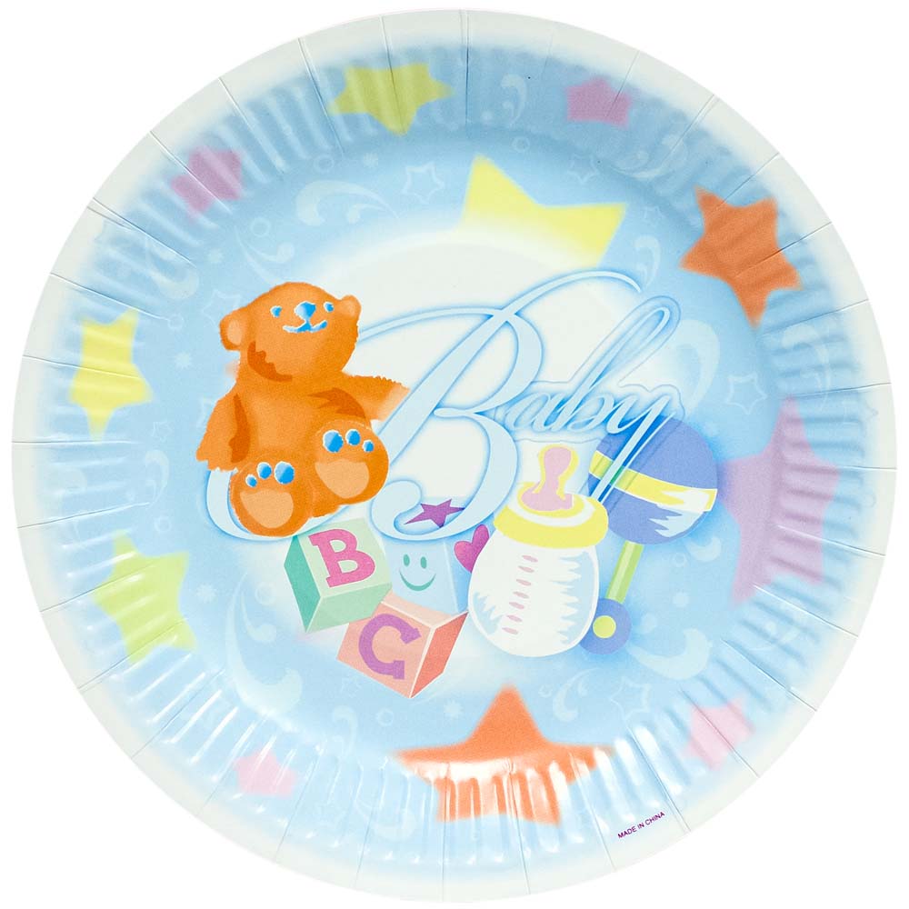 Platos VACILATE Boy Toy Bear 18cm Paquete 8un