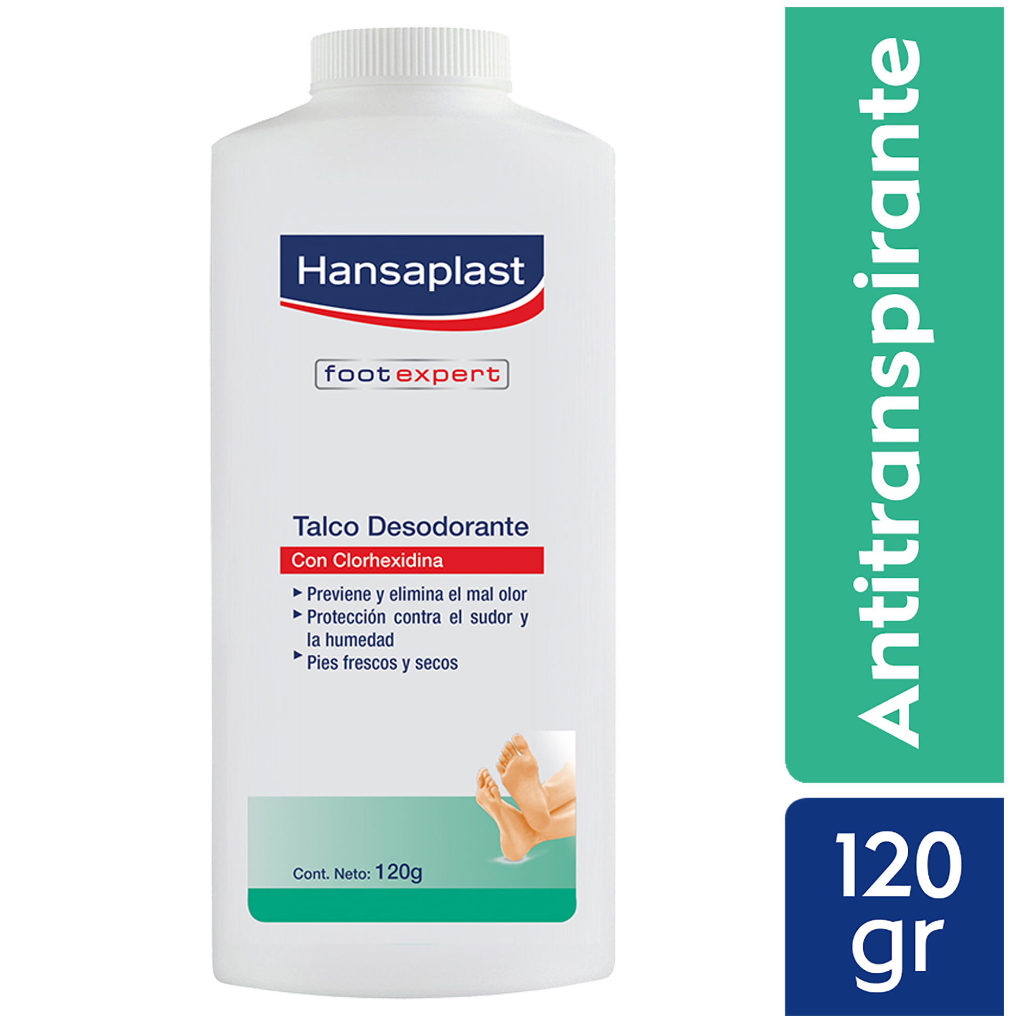 Hansaplast Talco Desodorante para Pies Foot Expert 120g