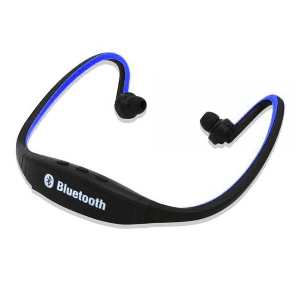 Handsfree Bluetooth BS19C con Radio y Ranura MicroSD Color Azul