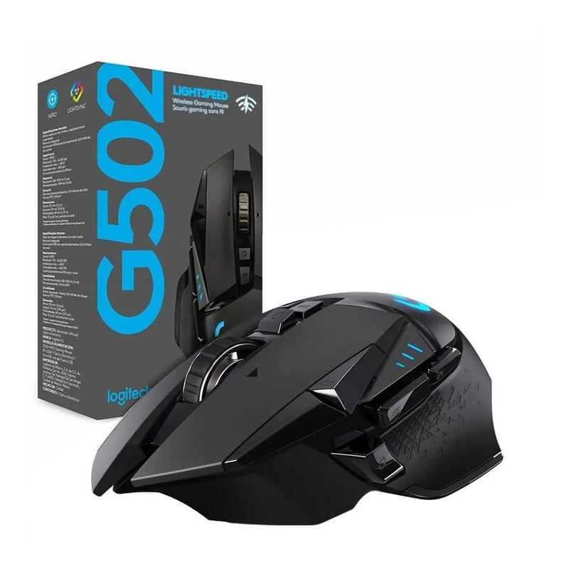 Mouse Gamer Logitech G502 Inalambrico Negro
