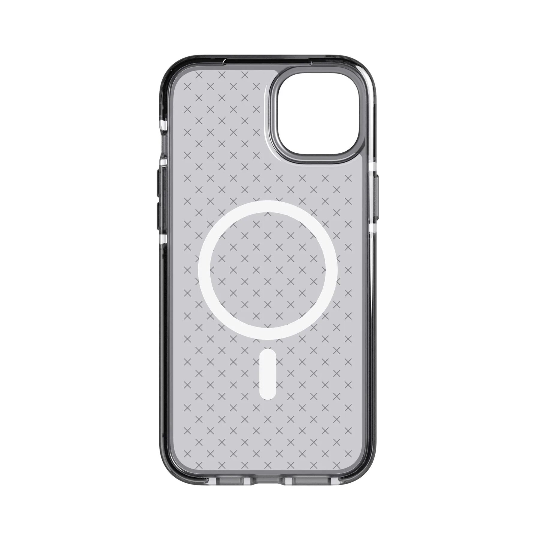Case Protector Tech21 Evo Check Original para iPhone 14 Plus con MagSafe Smoke Black