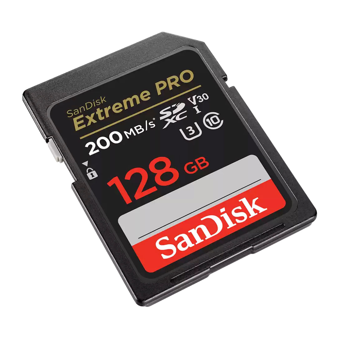 Memoria SD Sandisk Extreme Pro 128GB 4K UHS-I C10 U3 200 Mbs