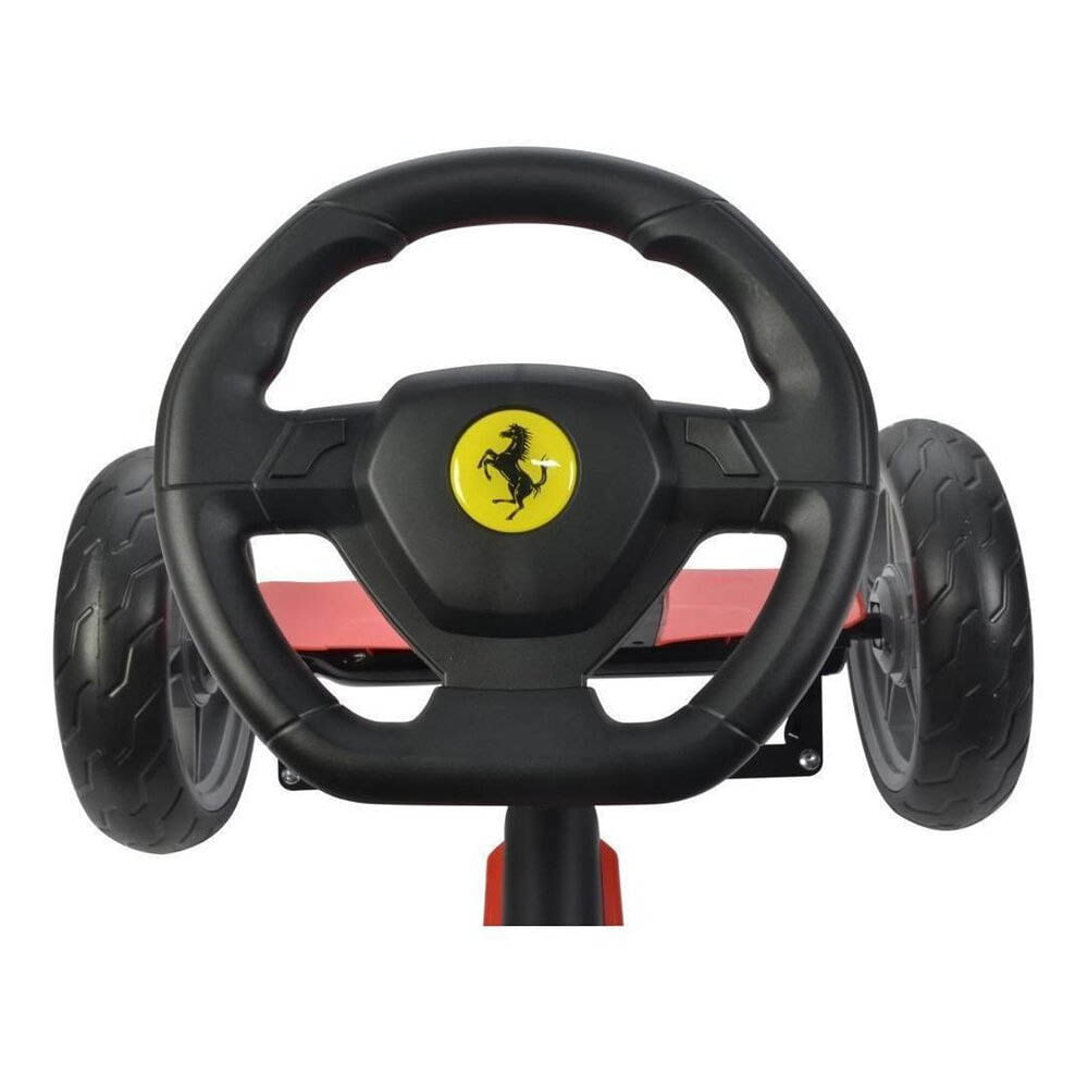 Go Kart a Pedal Ferrari Licenciado Royal Baby RBC-107 Amarillo