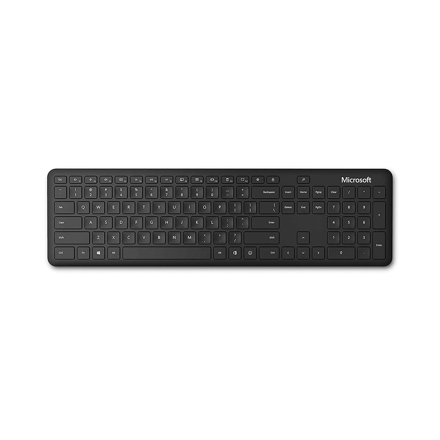Teclado Microsoft Bluetooth Keyboard Clavier Windows Offi Black