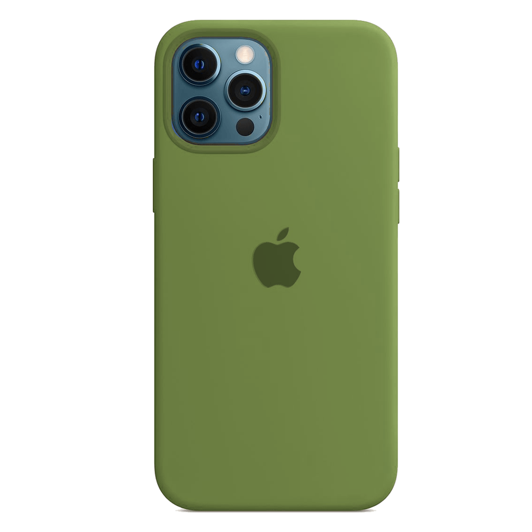 Case Carcasa Silicona para iPhone 12 Pro Max Verde Militar