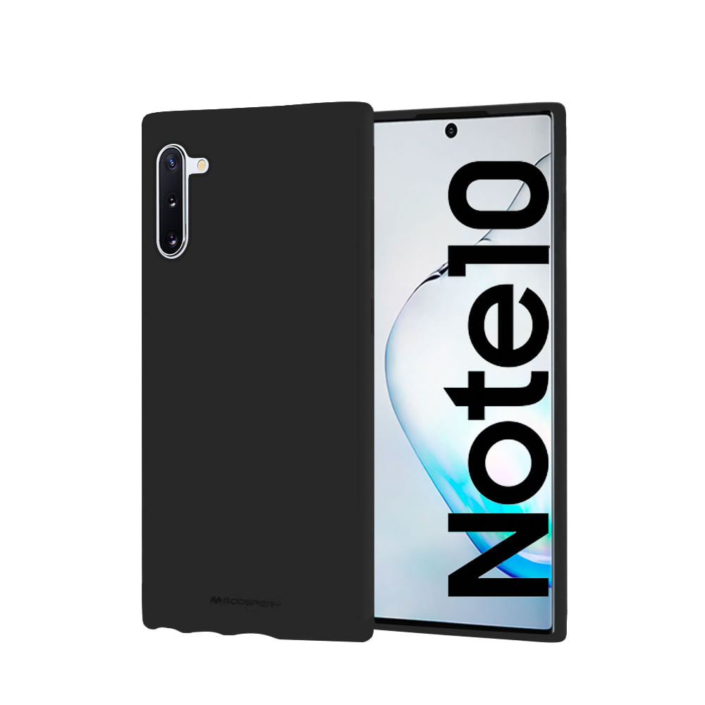 Funda / Case para Samsung Note 10 Soft Feeling Antishock Negro Resistente a caídas