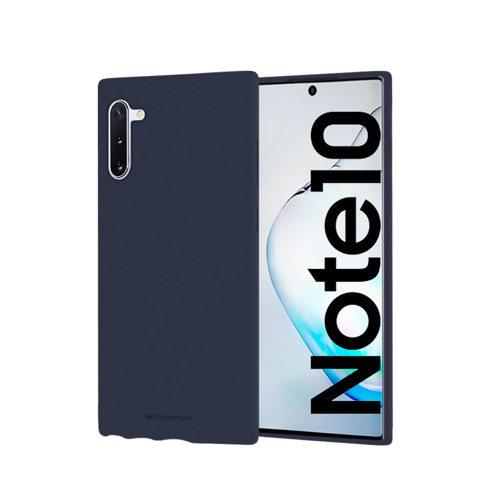 Funda / Case para Samsung Note 10 Soft Feeling Goospery Antishock Azul Resistente a caídas