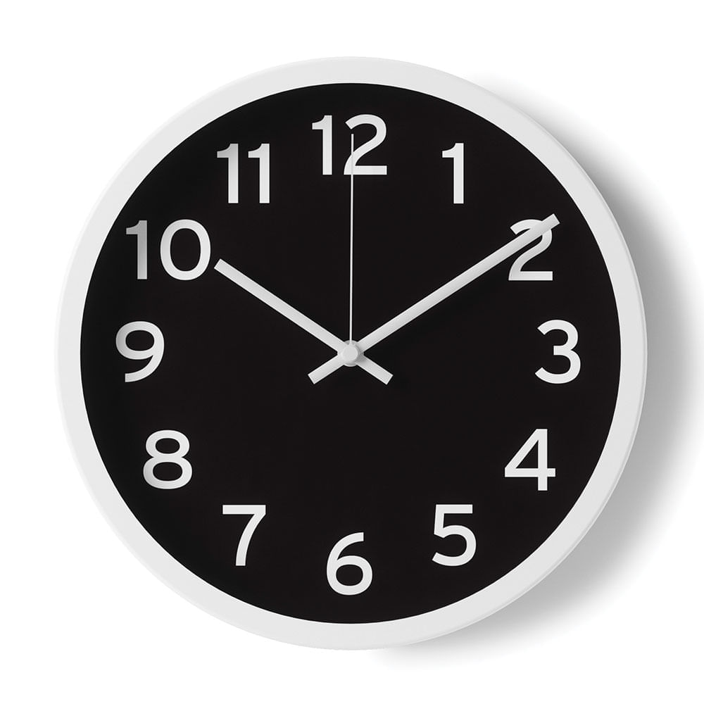 Reloj Deco 32cm Blanco