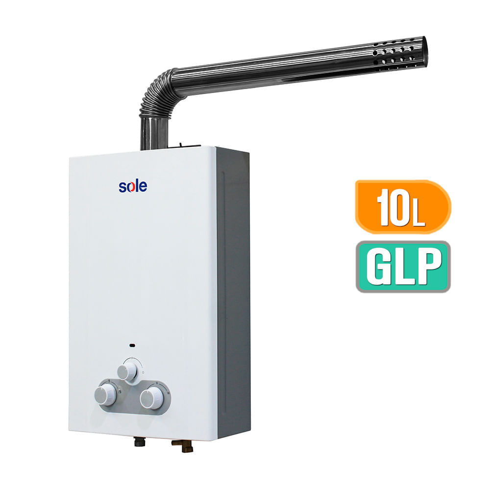 Calentador instantáneo GLP Sole T/Forzad 10L
