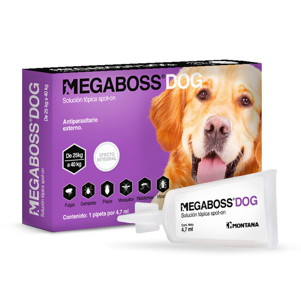 Mega Boss Dog antiparasitario pipeta 4.7ml