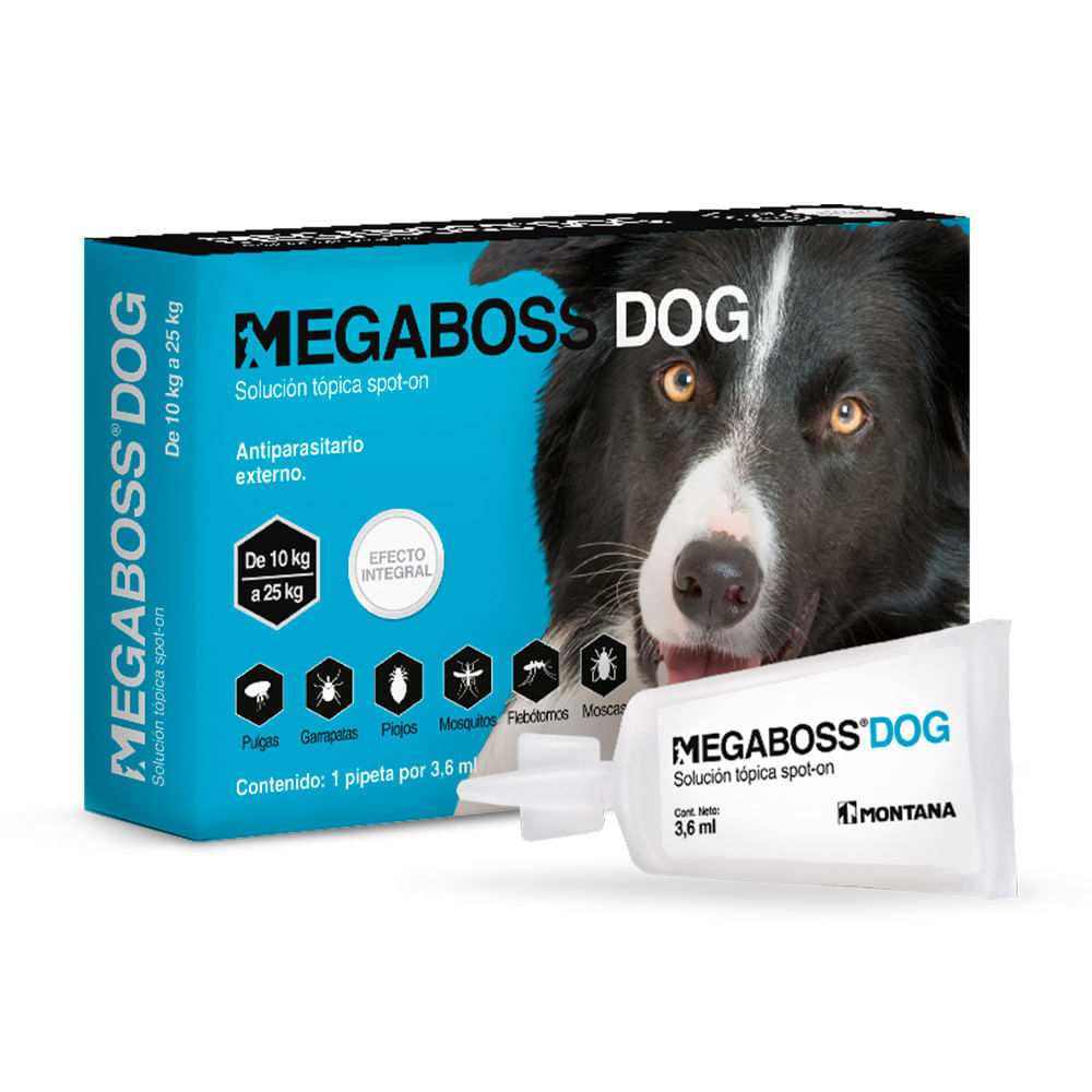 Mega Boss Dog antiparasitario pipeta 3.6ml