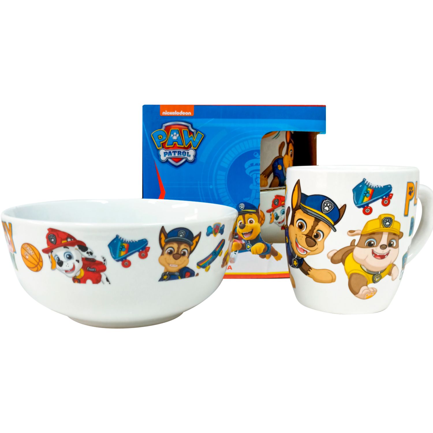 Set de vajilla de Cerámica de 2 piezas SCOOL - PAW PATROL H