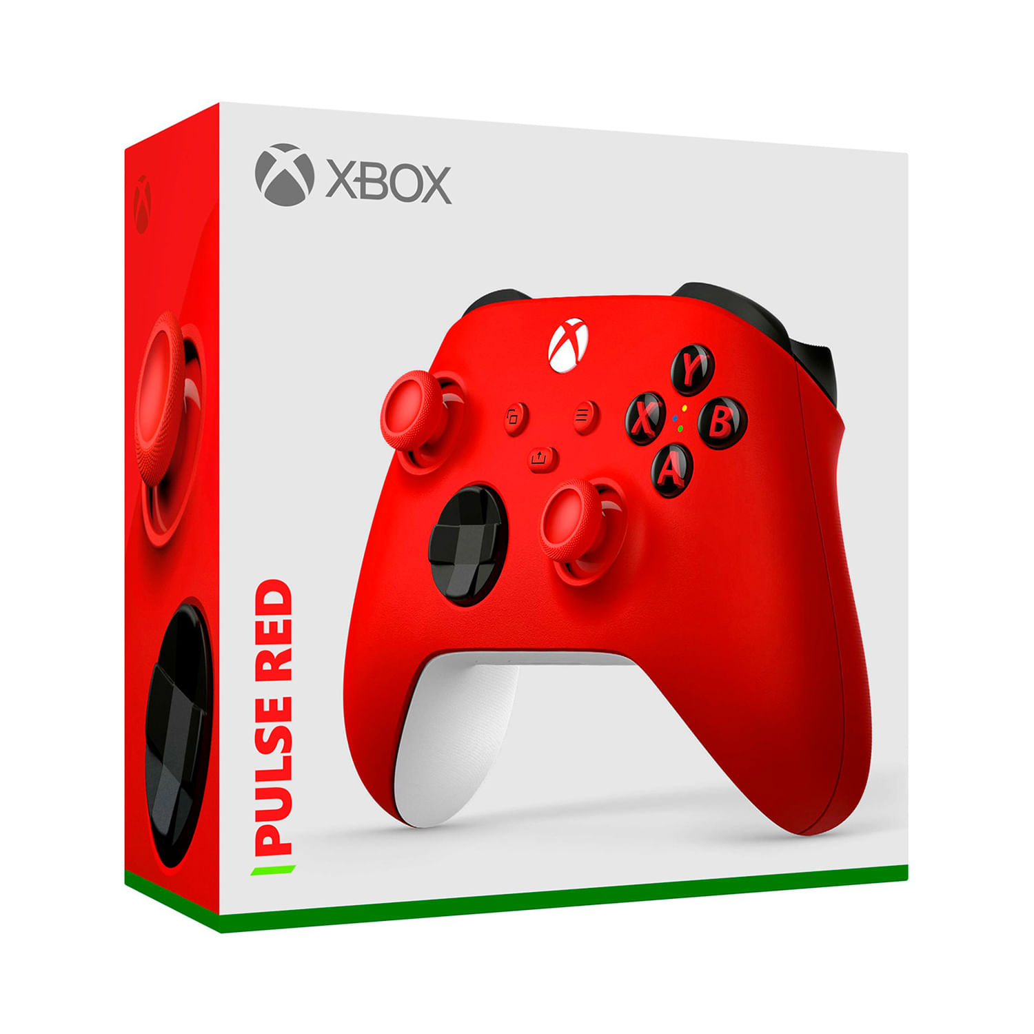 Mando Xbox Wireless Rojo Pulse Red Xbox Serie X, One, One S y Windows 10