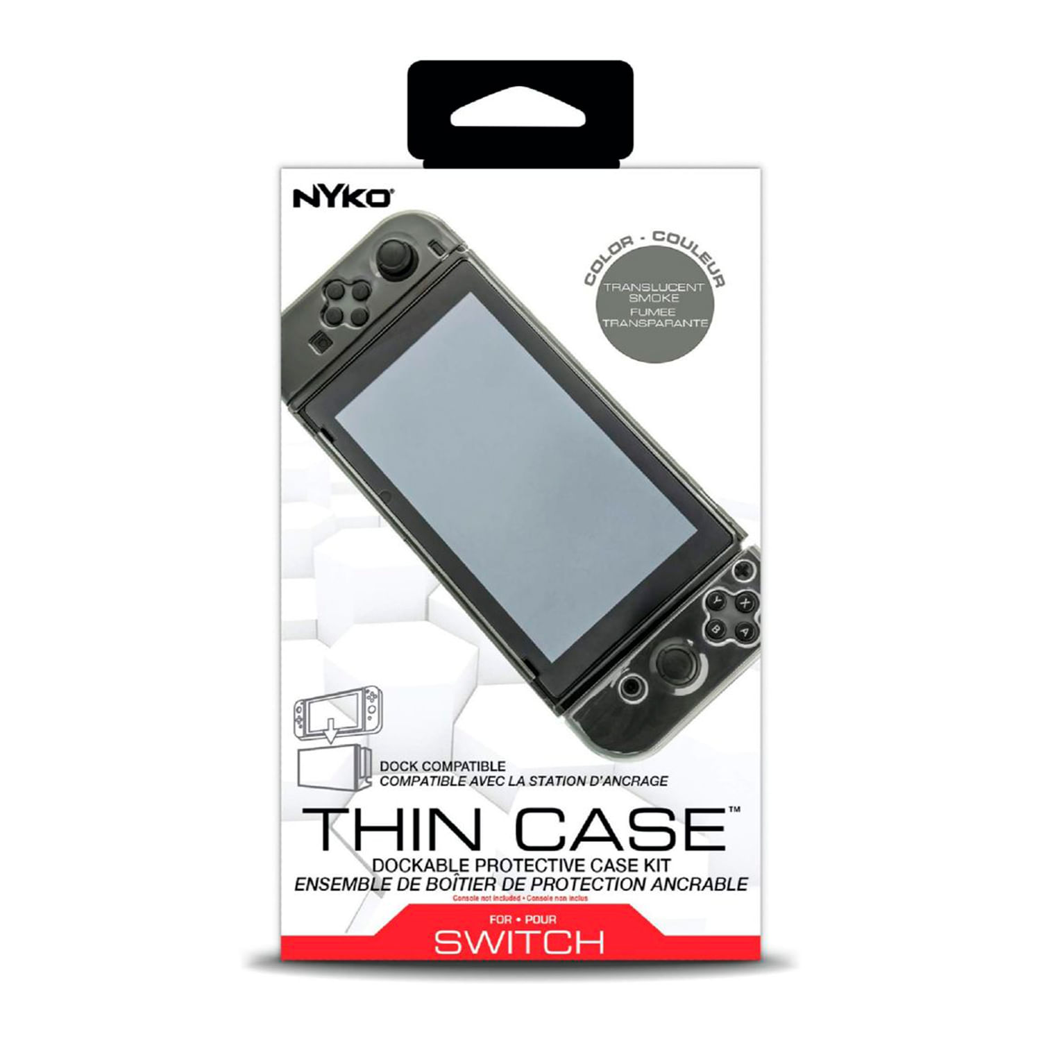 Protector Acrilico Nintendo Switch Nyko Thin Case Smoke