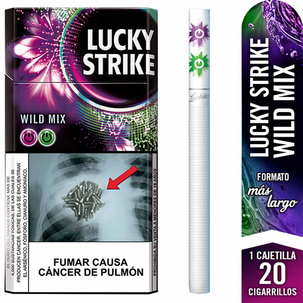 Cigarro LUCKY STRIKE Wild Mix Slim Caja 20un